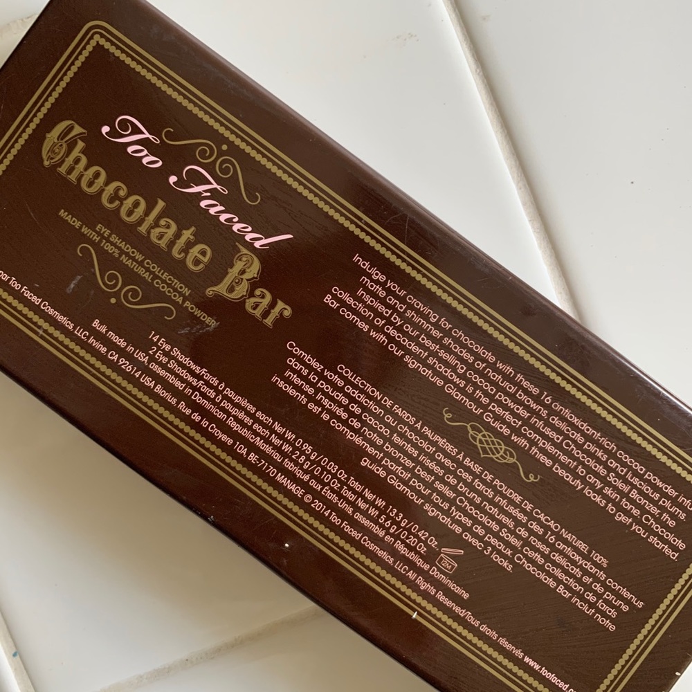 Too Faced Chocolate Bar Eye Shadow Palette - Picture 3 of 3